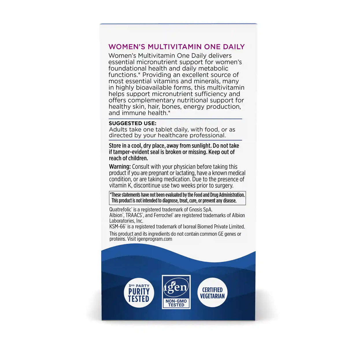 Women’s Multivitamin One Daily