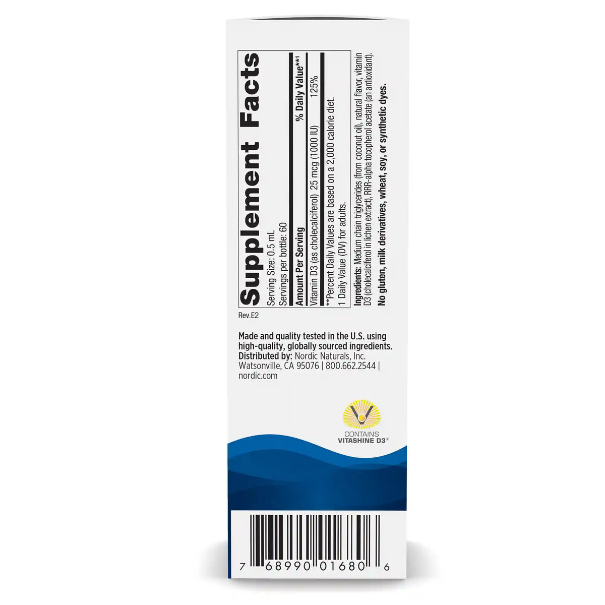 Plant-Based Vitamin D3 Liquid