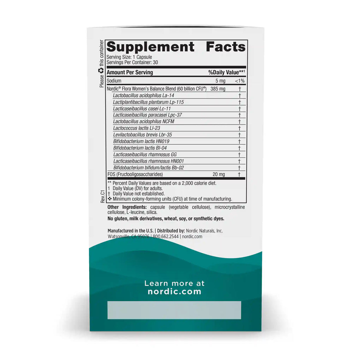 Nordic Flora Probiotic Women's Balance