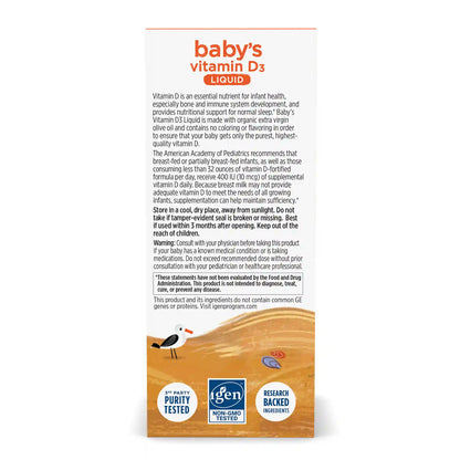 Baby's Vitamin D3 Liquid