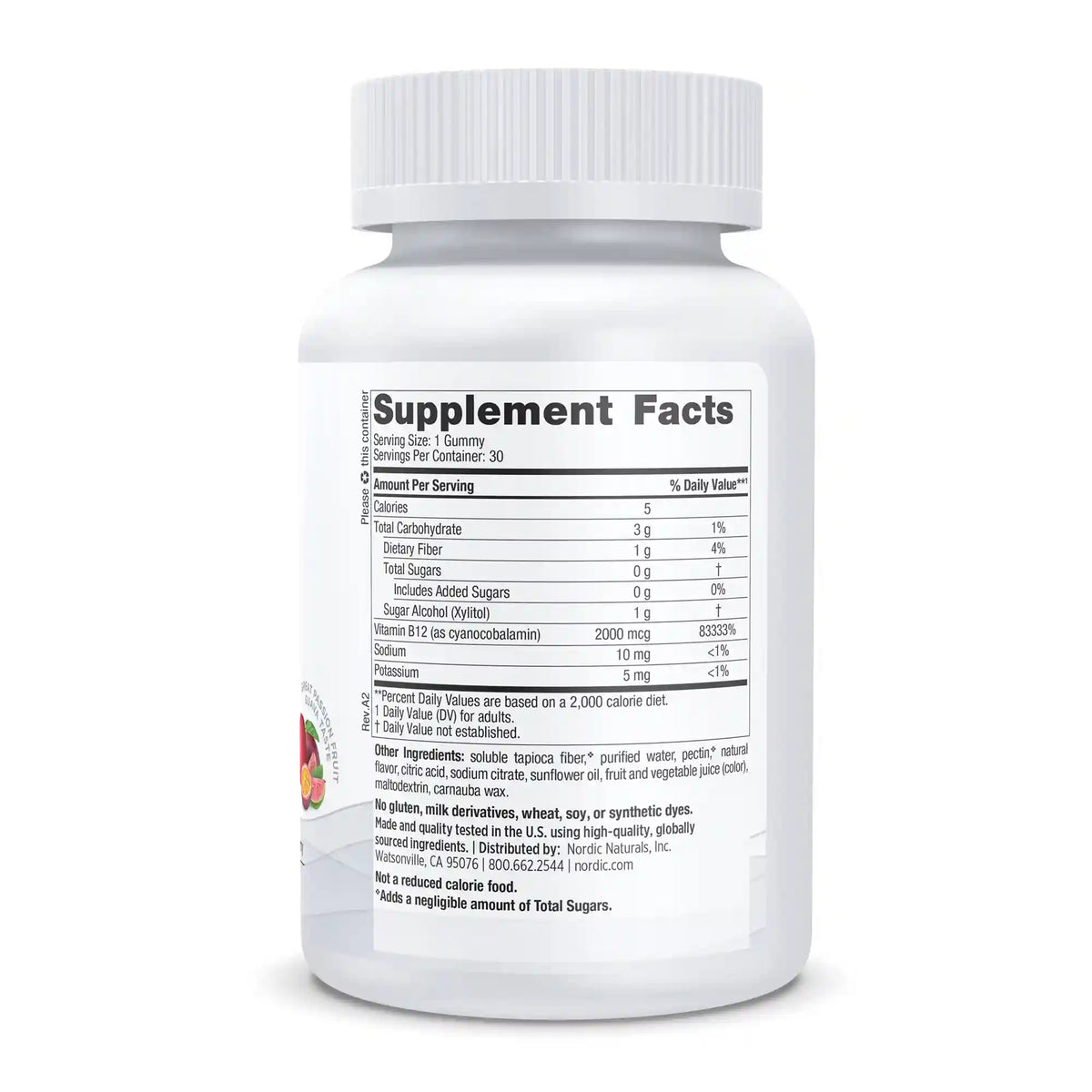 Zero Sugar Vitamin B12 Gummies