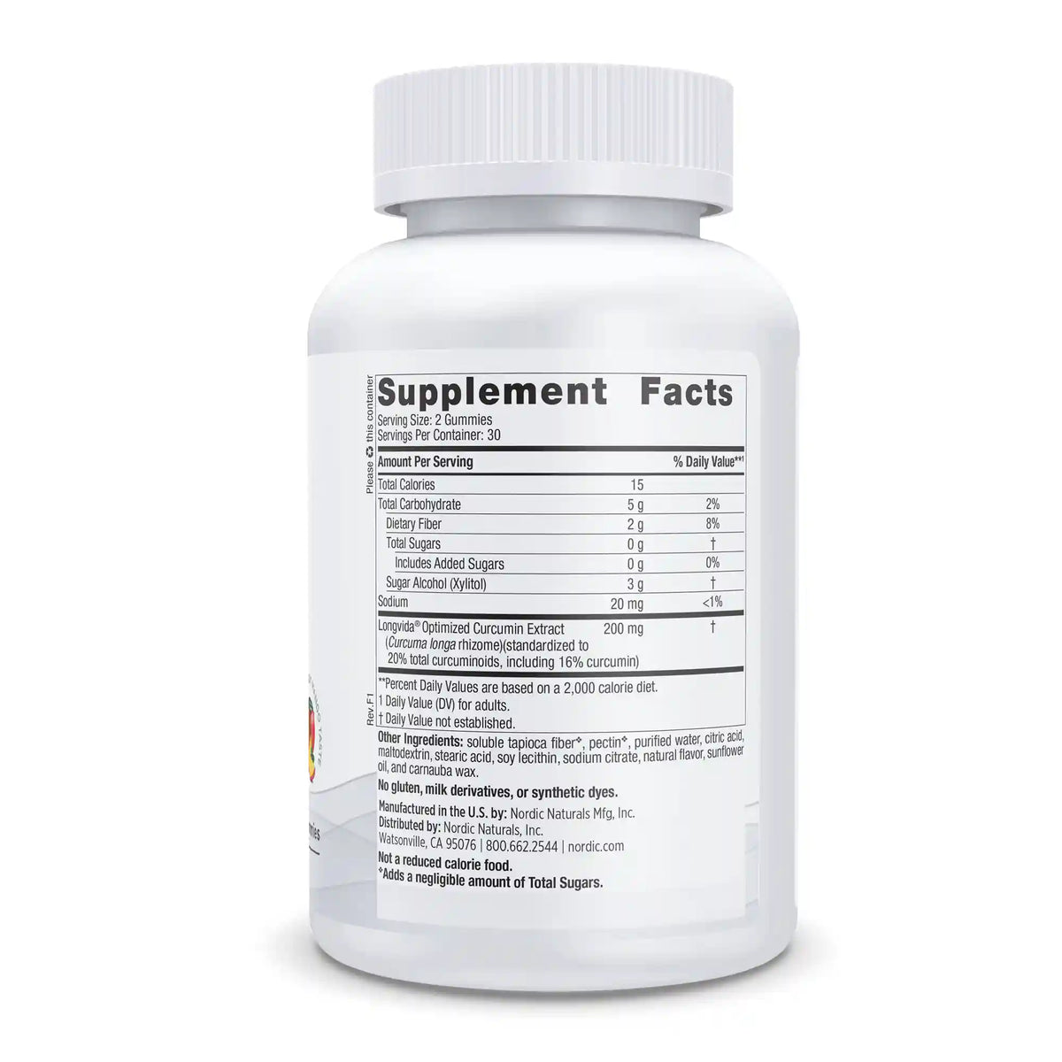 Zero Sugar Curcumin Gummies