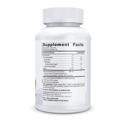 Zero Sugar Curcumin Gummies