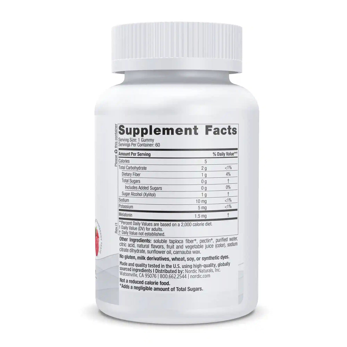 Zero Sugar Melatonin Gummies
