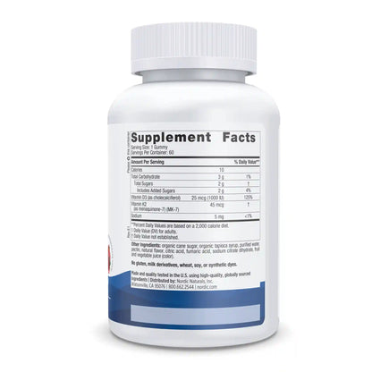 Vitamin D3+K2 Gummies
