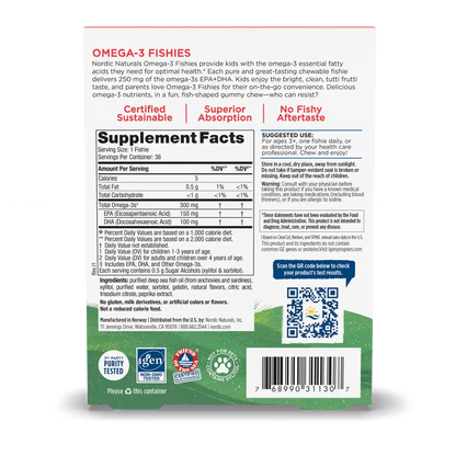Zero Sugar Omega-3 Fishies